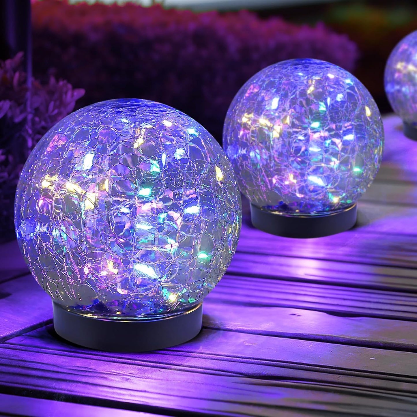 Solar Crack Ball Lamp Courtyard Landscape Lamp